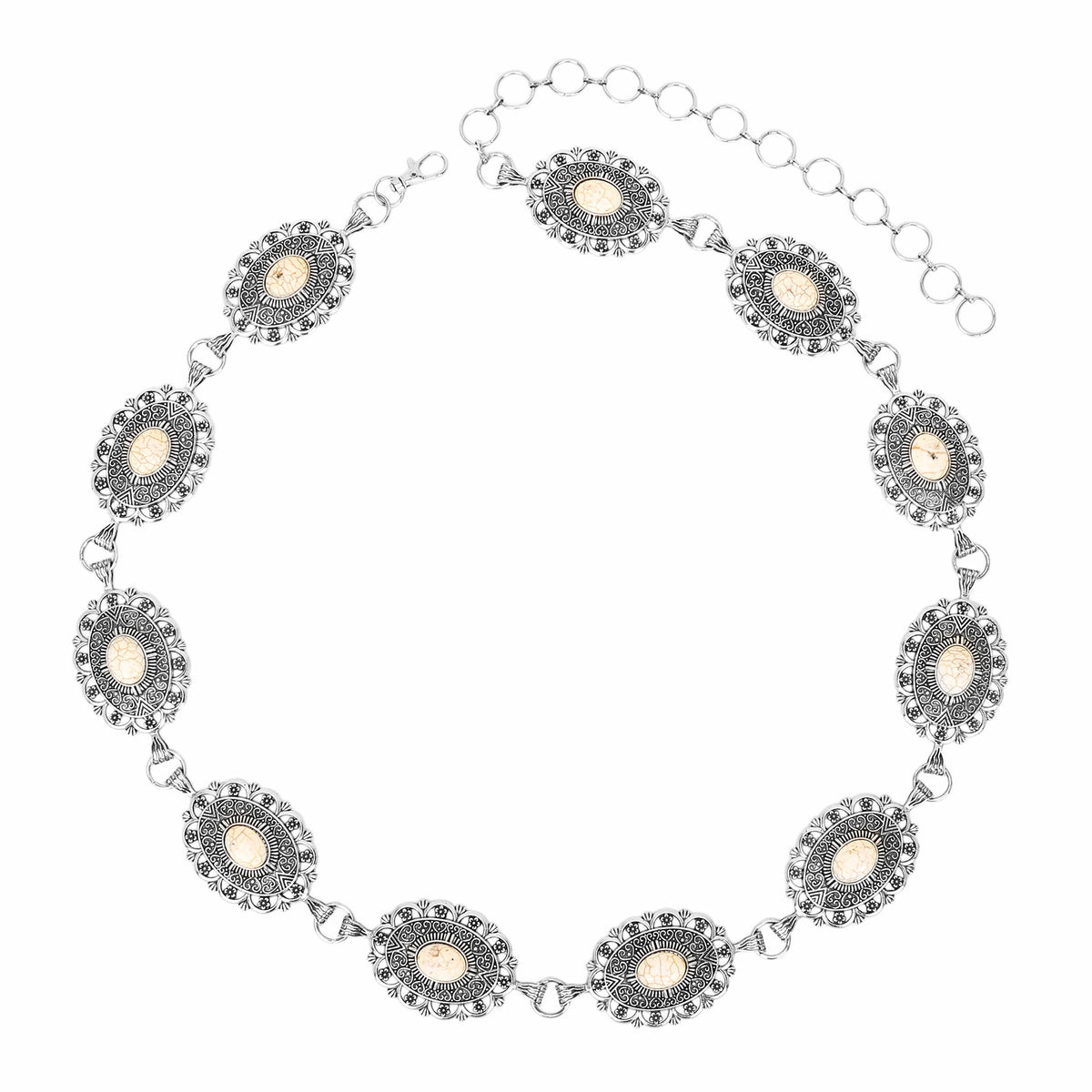 Myra Dustrose Stone Concho Belt for Women - Myra USA
