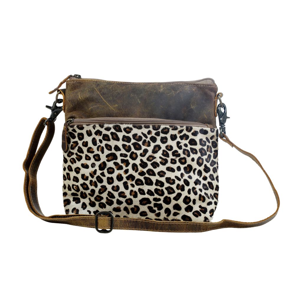 Feline Leather & Hairon Bag - MyraUSA
