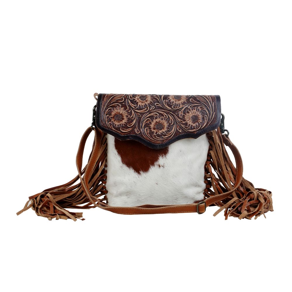Blossom Hand-Tooled bag - MyraUSA