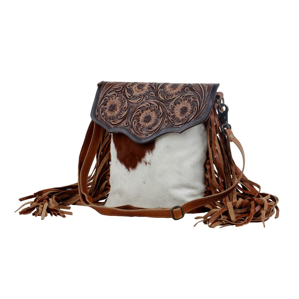 Blossom Hand-Tooled bag - MyraUSA