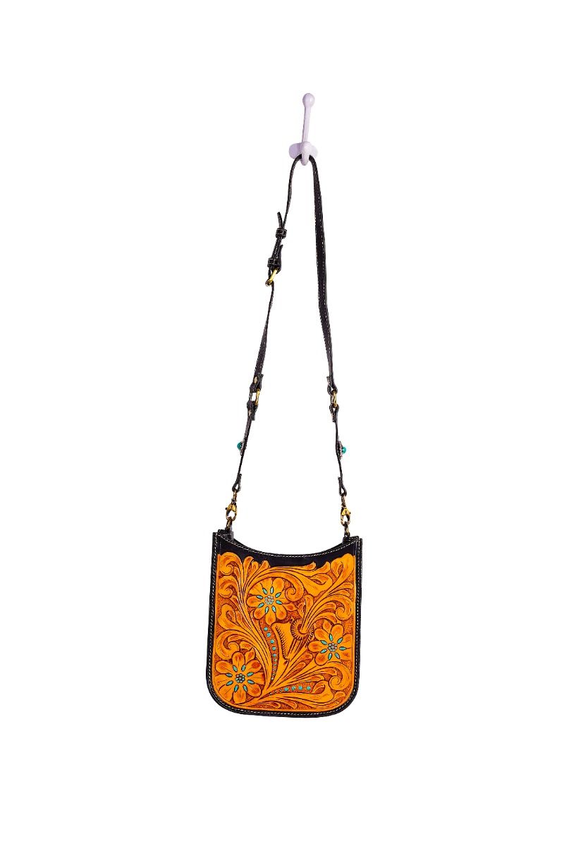 Belle's Peak Hand-tooled Bag