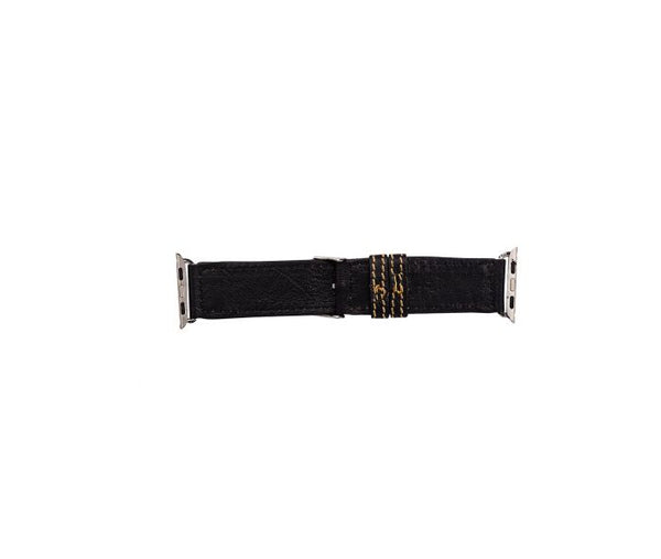 Fox Trail Hand-Tooled Leather Watchband