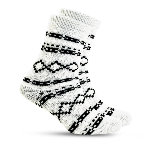 White Fox Patterned Sock - Myra USA