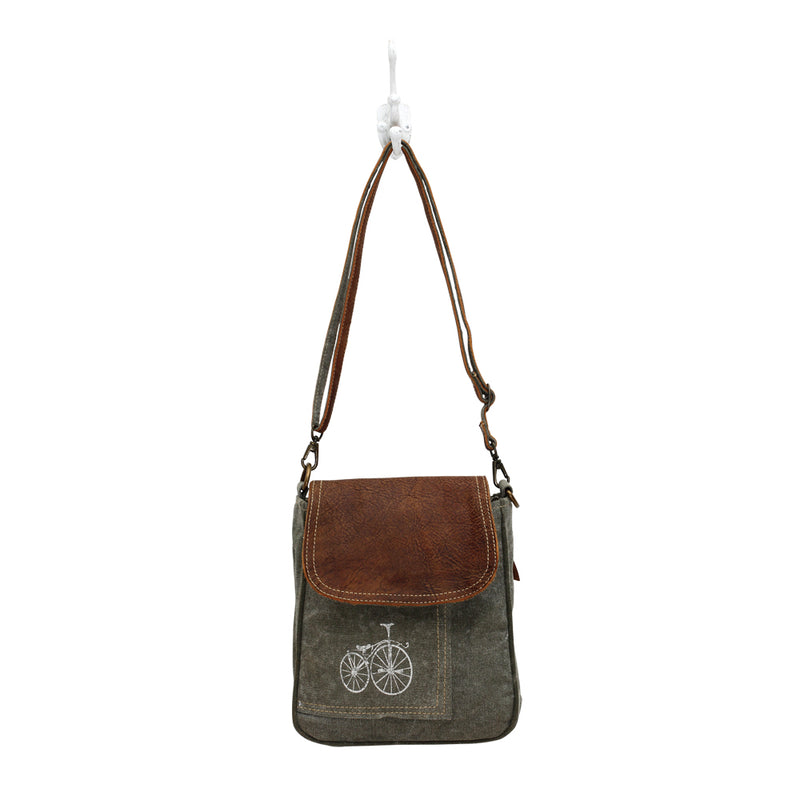 By-Cycle Print Shoulder Bag - Myra Bags