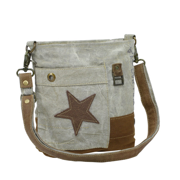 Leather Star Small & Cross Body Bag - Myra Bags