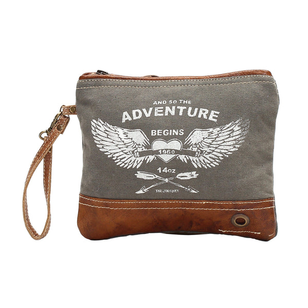 Adventure Begins Pouch - Myra Bags