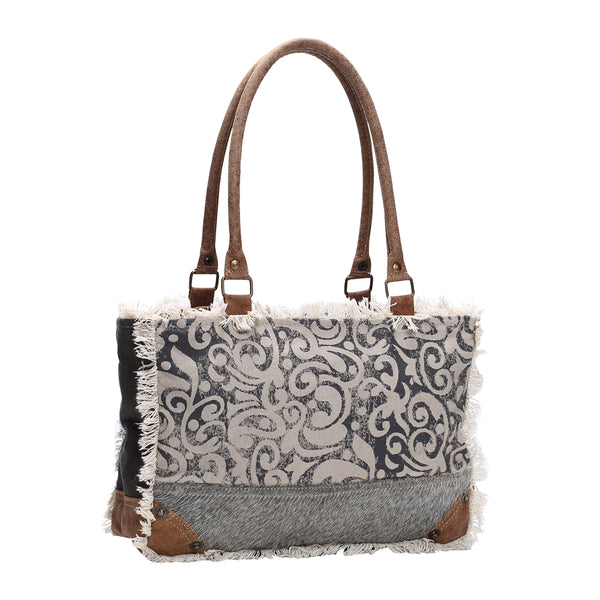 Leaf Print Small Bag - Myra Bags