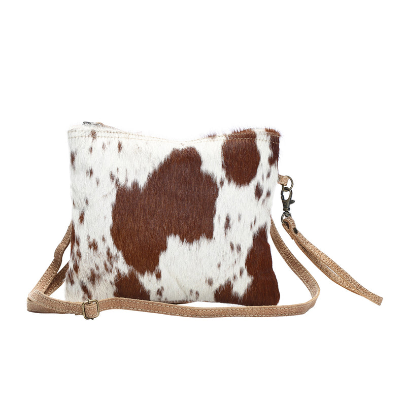 White And Brown Shade Bag - Myra Bags