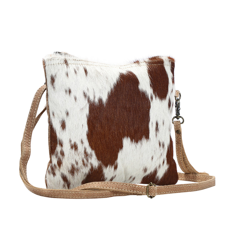 White And Brown Shade Bag - Myra Bags