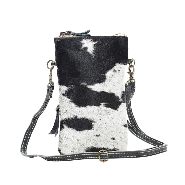 Black And White Cross Body Bag - Myra Bags