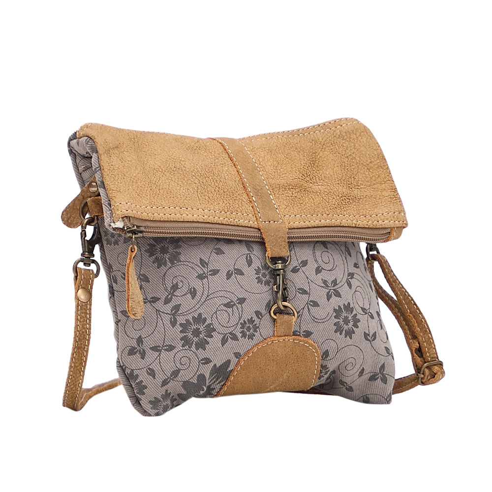 Teal And Tan Small & Cross Body Bag - MyraUSA