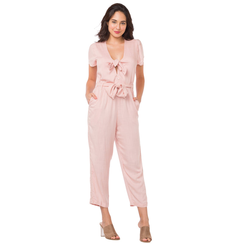 Knotty Pink Jumpsuit