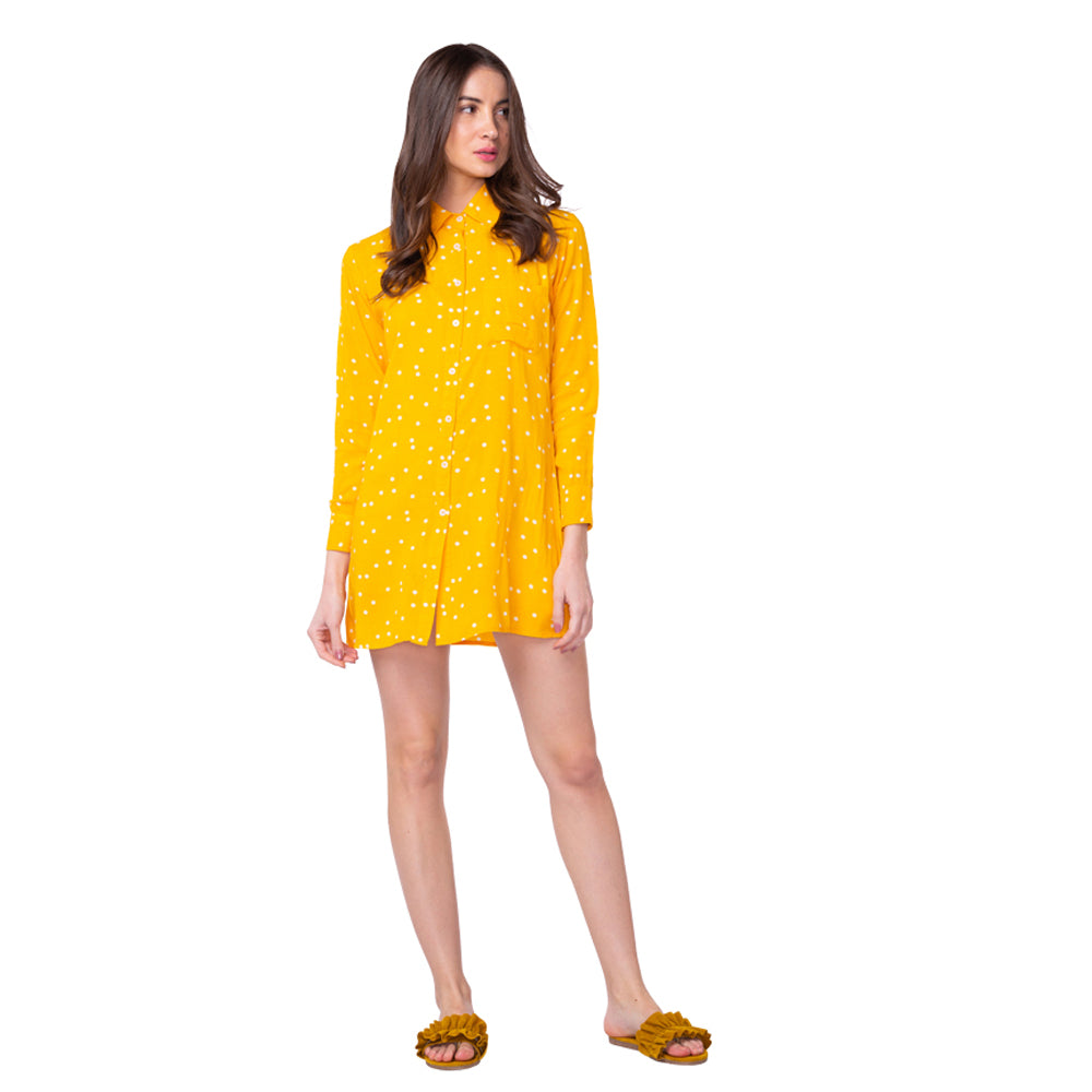 Polka Cheer Long Shirt - MyraUSA