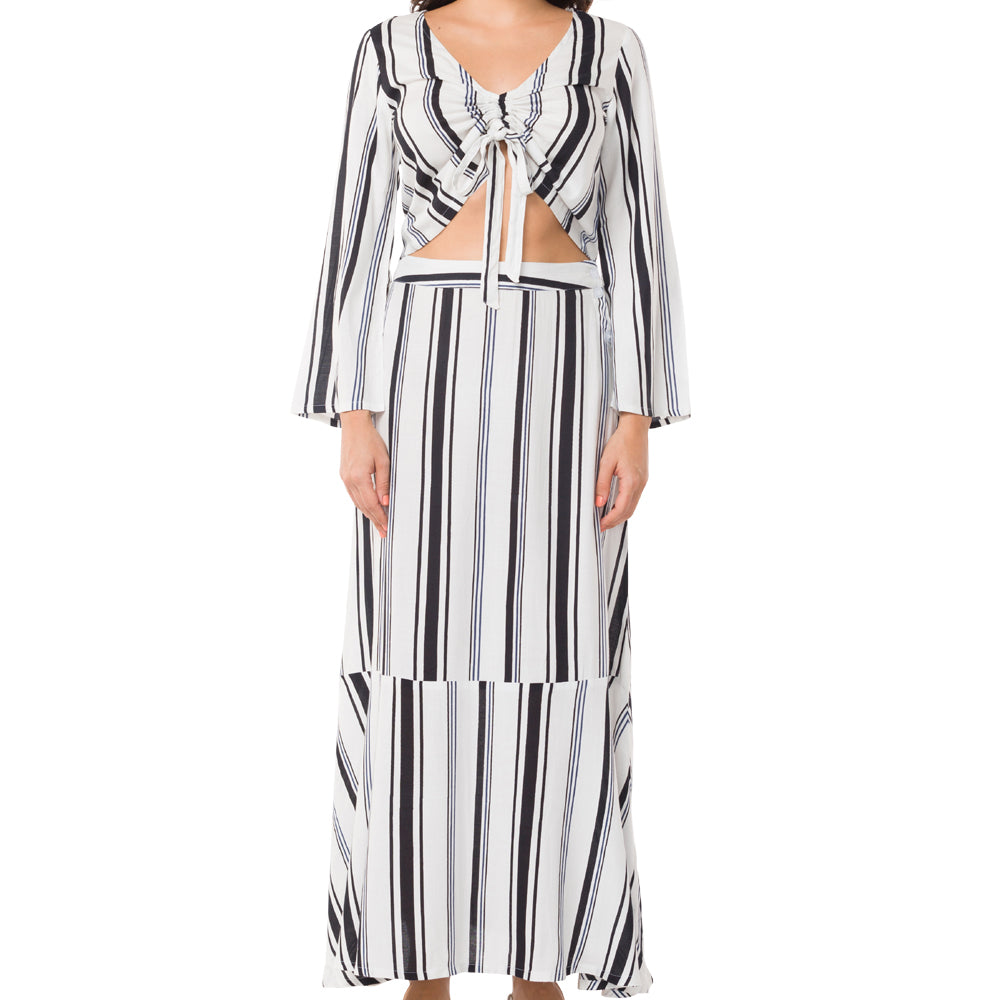 Streaky Smudgy Top and Skirt - MyraUSA