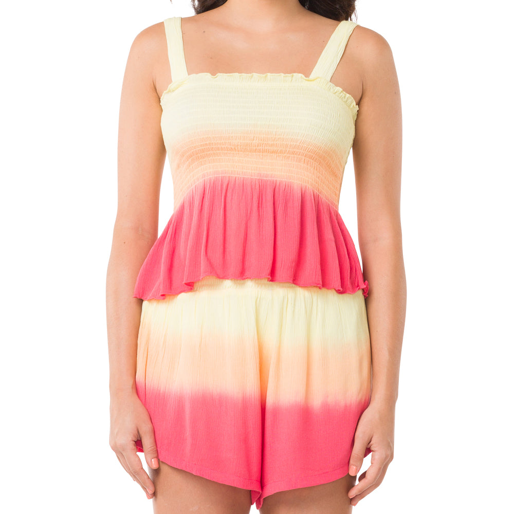 Vivid Colour Top And Shorts - MyraUSA