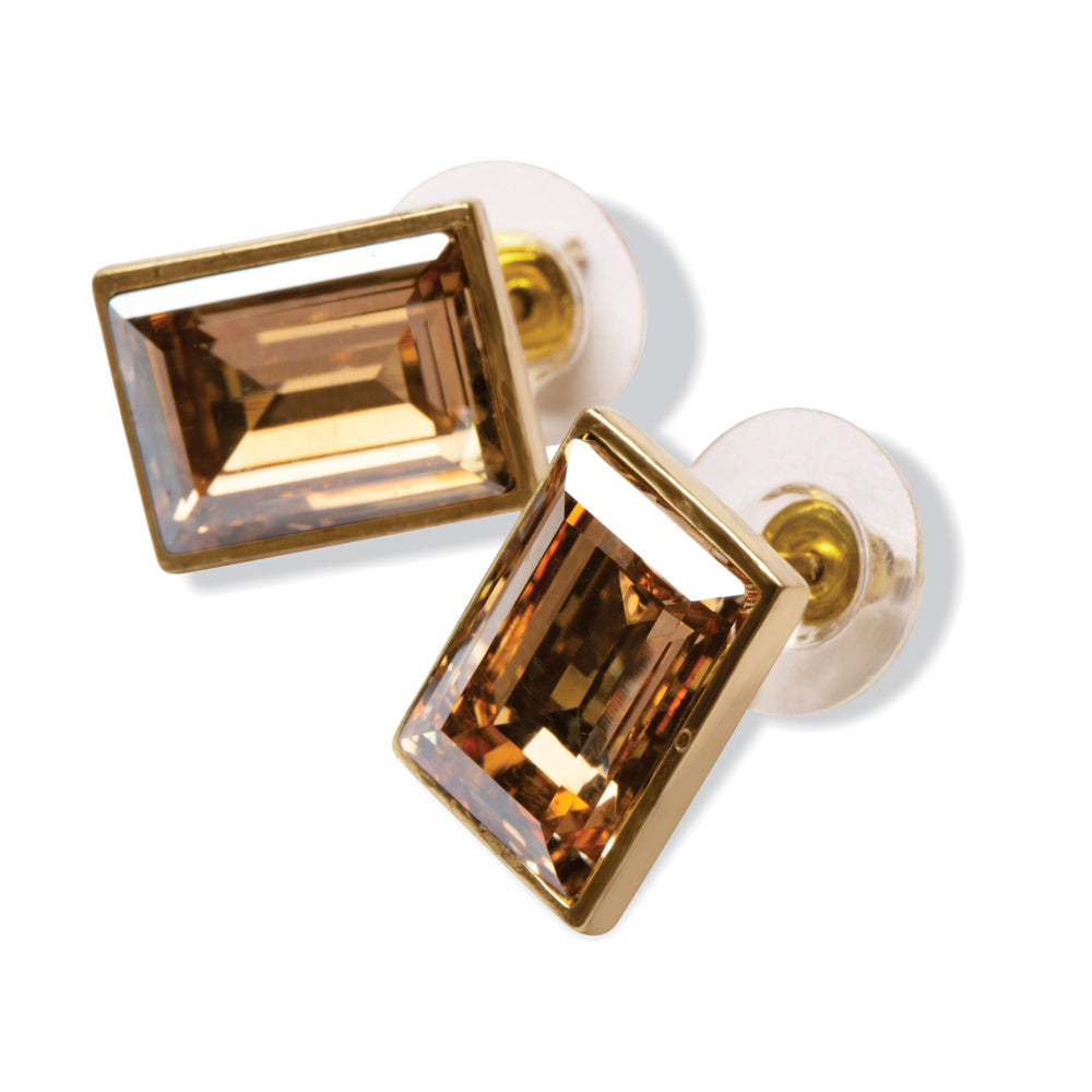 Topaz Time Stud Earrings - MyraUSA