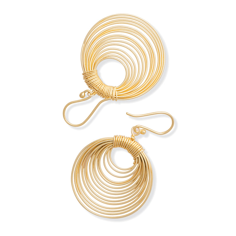 Egyptian Spirit Hoop Earrings