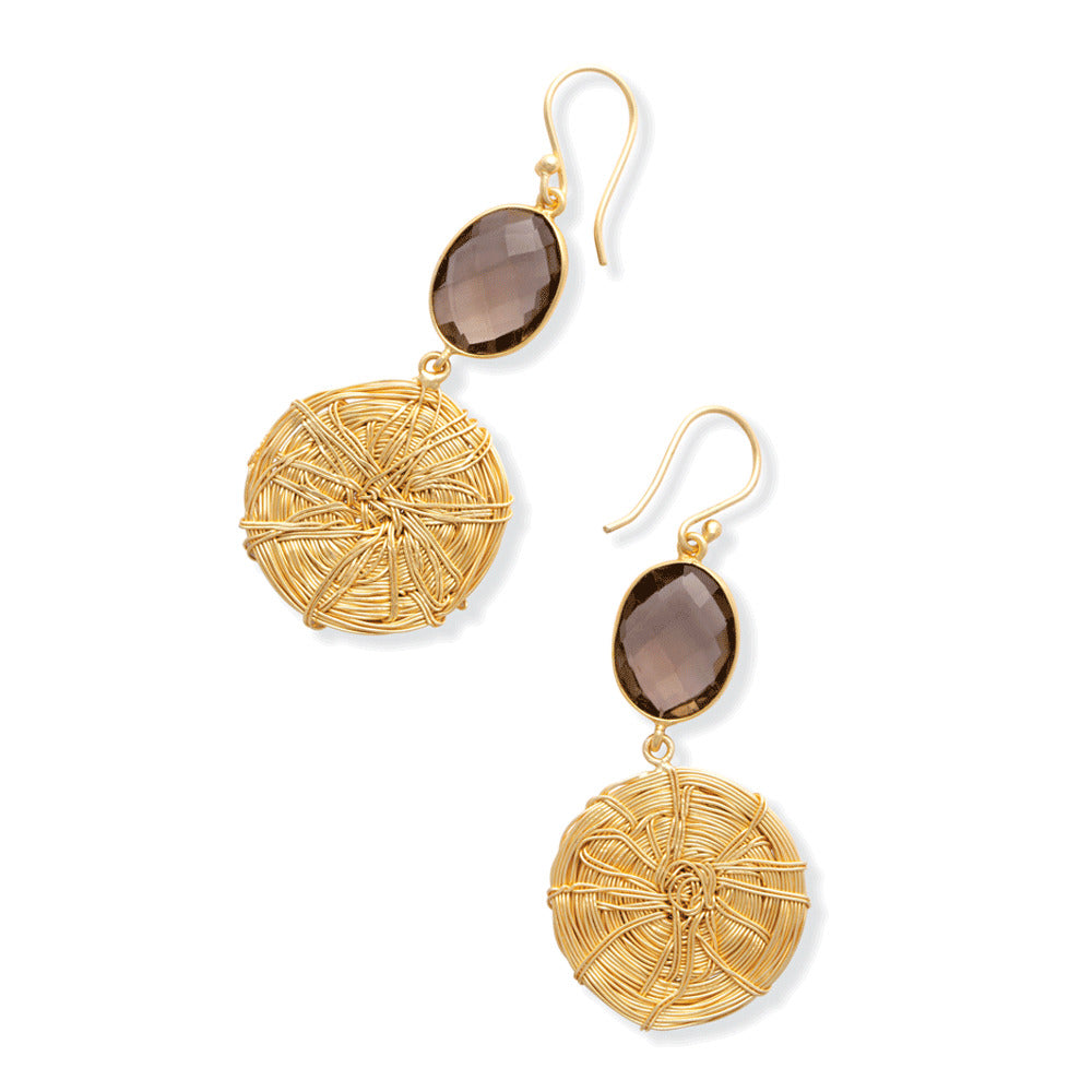 Stone Gaze Drop Earrings - MyraUSA