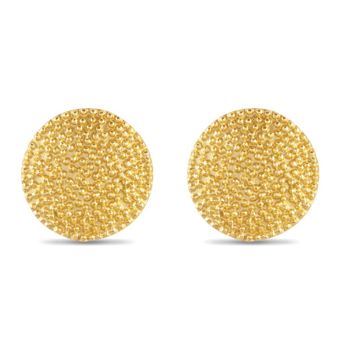 Merry Disc Stud Earrings - MyraUSA