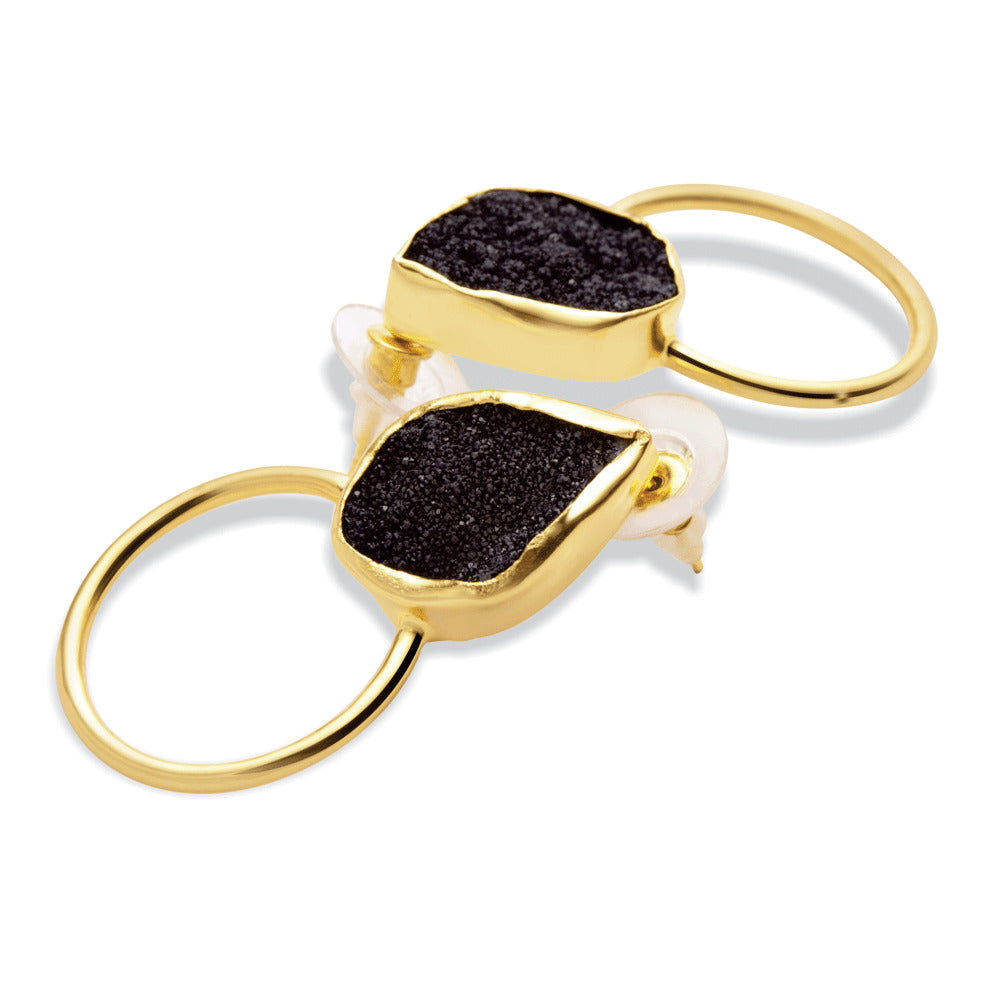 Night Magic Hoop Earrings - MyraUSA