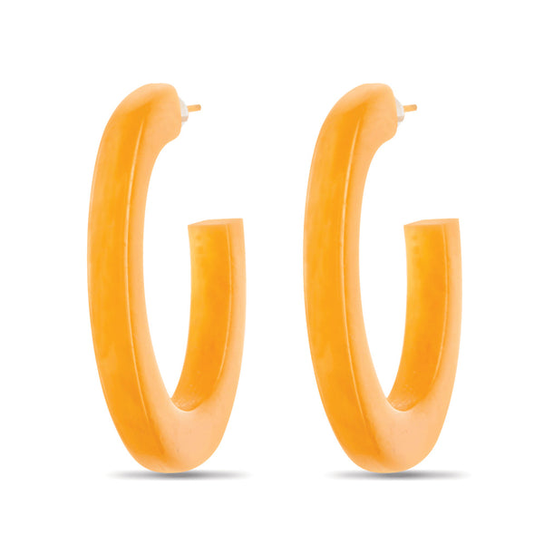 Mango Maple Hoop Earrings