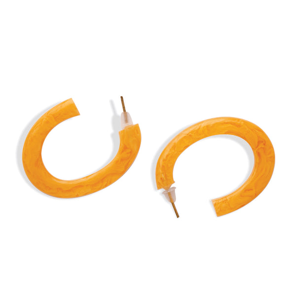 Mango Maple Hoop Earrings