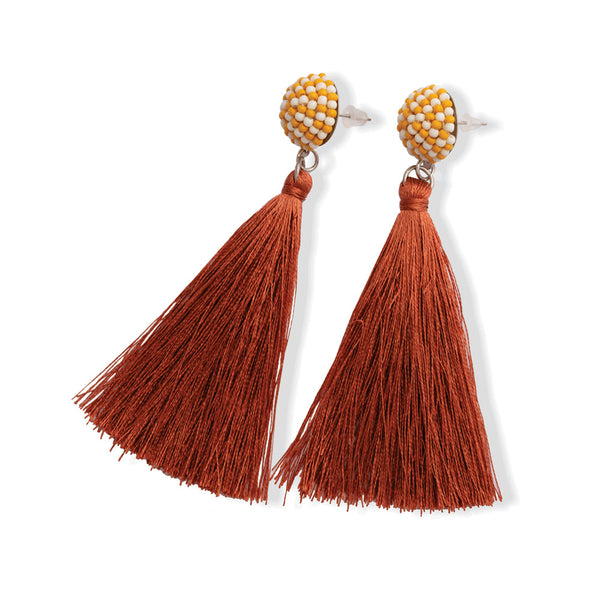 Red Shake Drop Earrings - MyraUSA
