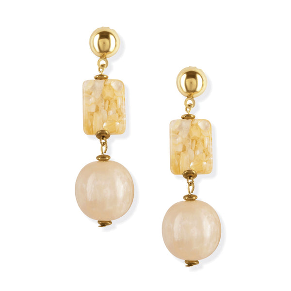 Radiant Pearl Drop Earrings