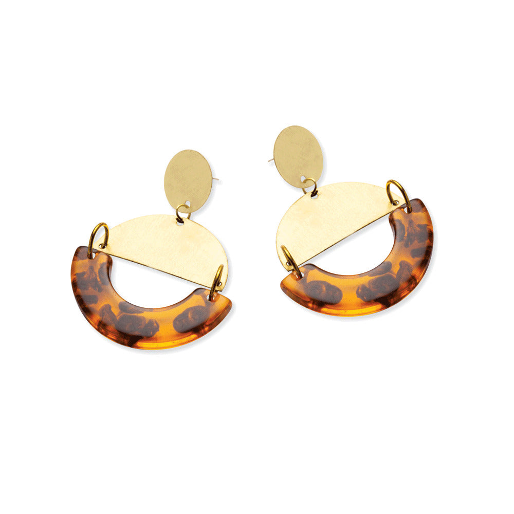 Tiger Eyes Drop Earrings - MyraUSA