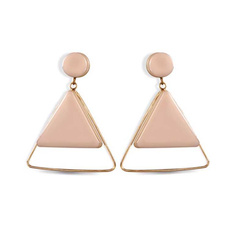 Dainty Pink Drop Earrings