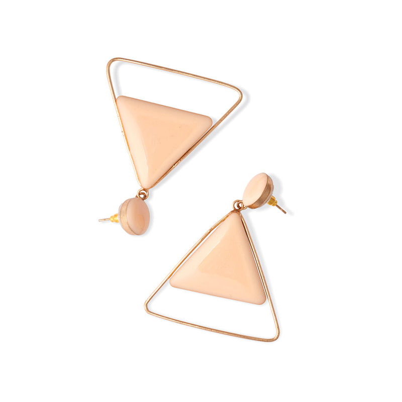 Dainty Pink Drop Earrings