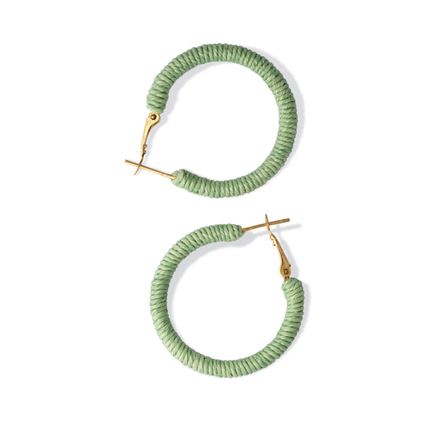 Lime Joy Hoop Earrings - MyraUSA