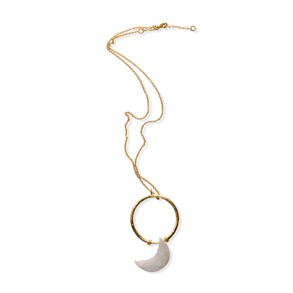 Angel Crescent Necklace - MyraUSA