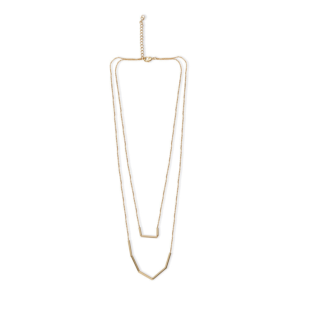 Bare Instincts Layered Necklace - MyraUSA