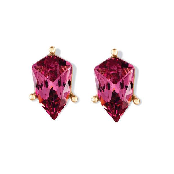 Precious Mauve Stud Earrings - MyraUSA