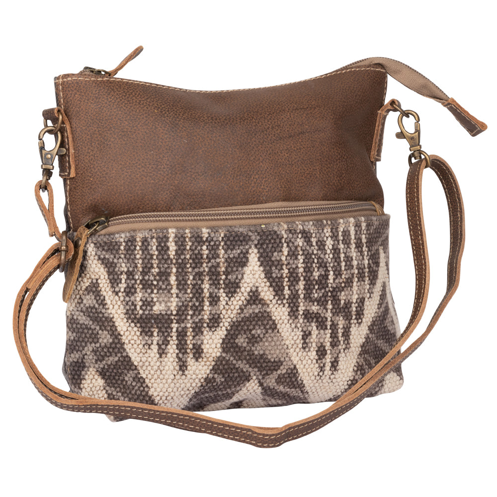 Coffee Canvas Small & Crossbody Bag - MyraUSA