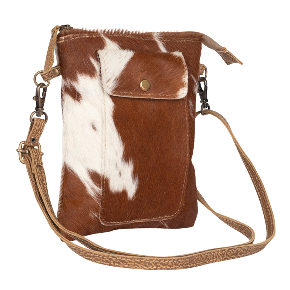 Leather Lithe Hairon Small Bag - MyraUSA