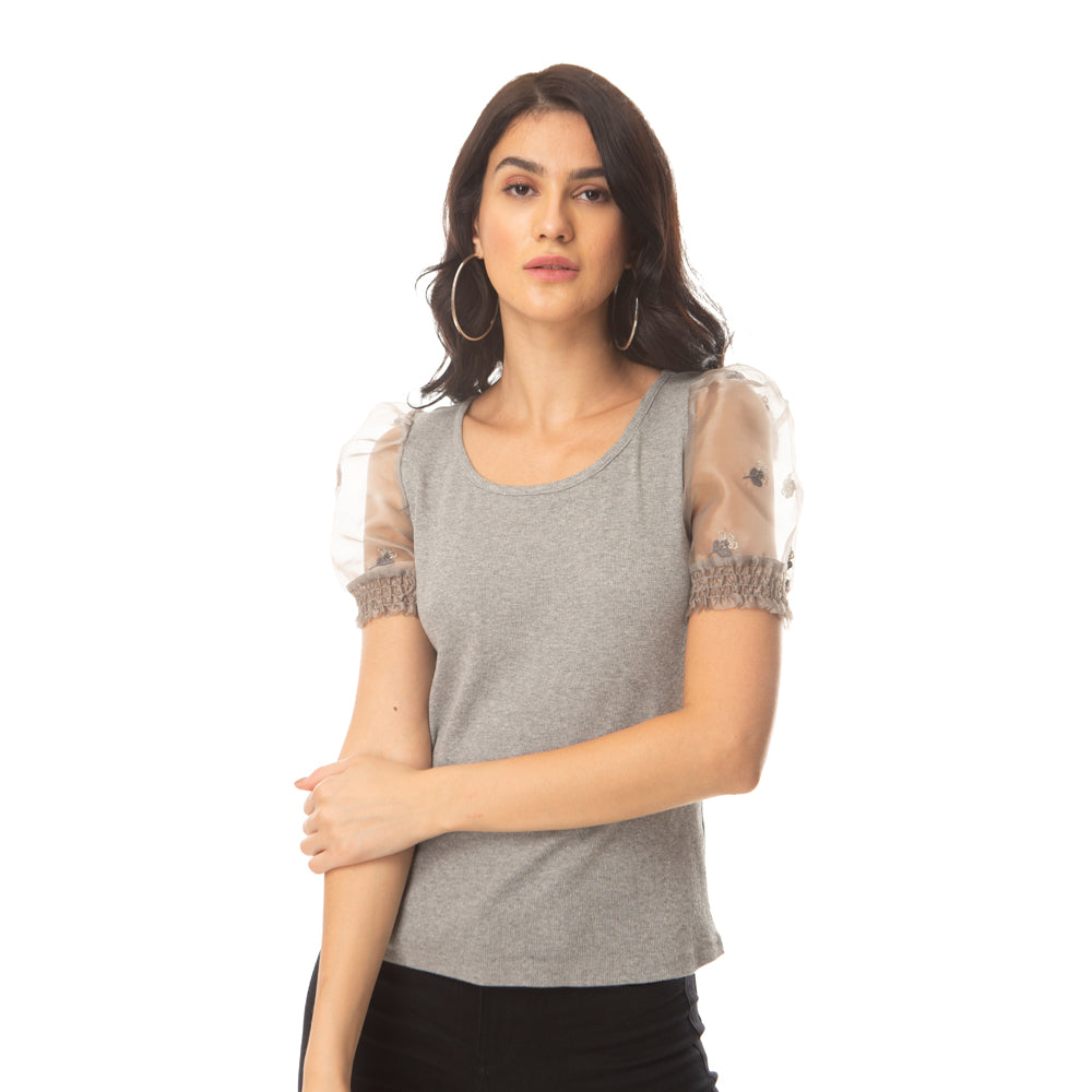 Gray-Star Affair Top - MyraUSA