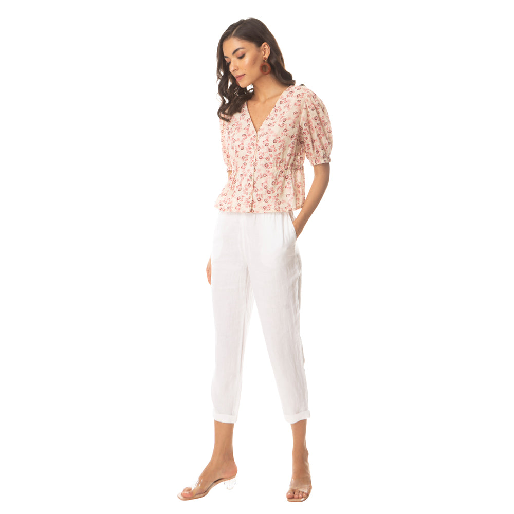 Cherry Blosmmed Crop Top - MyraUSA
