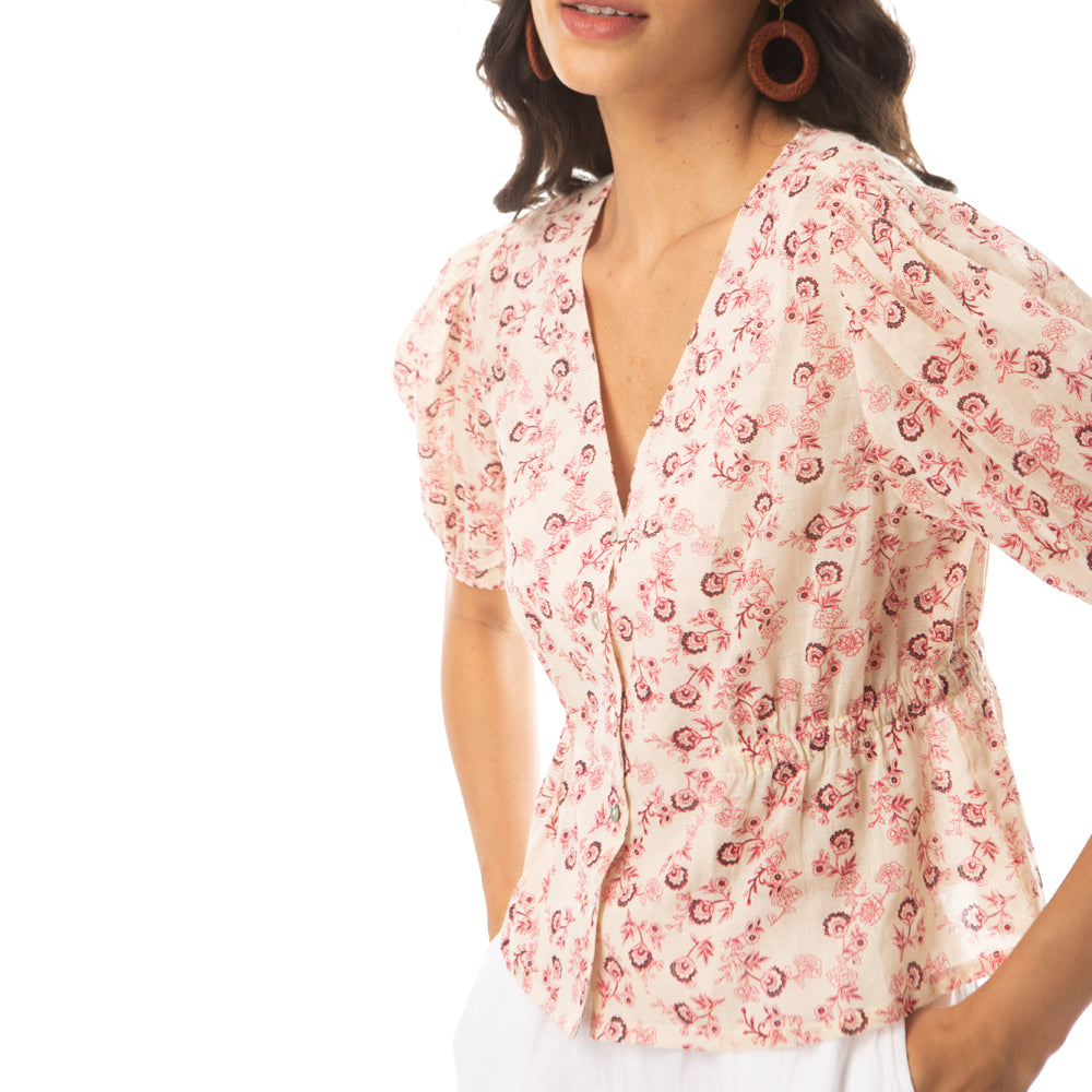 Cherry Blosmmed Crop Top - MyraUSA