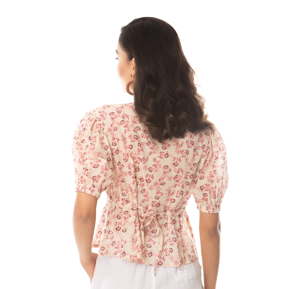 Cherry Blosmmed Crop Top - MyraUSA
