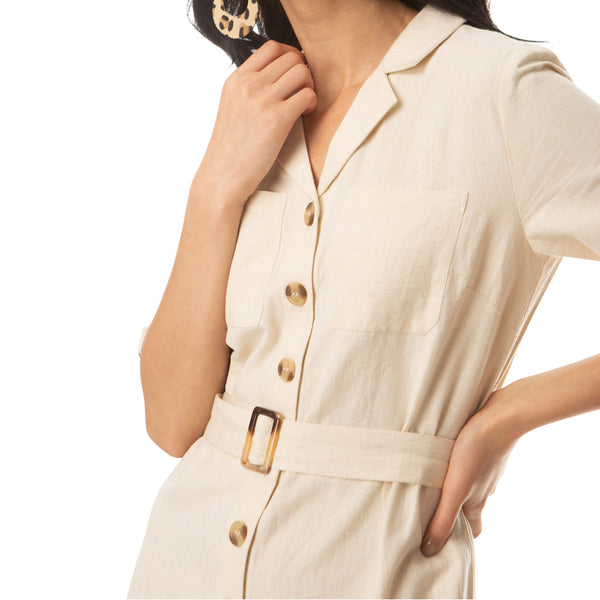 Beiged Fantasy Jumpsuit - MyraUSA