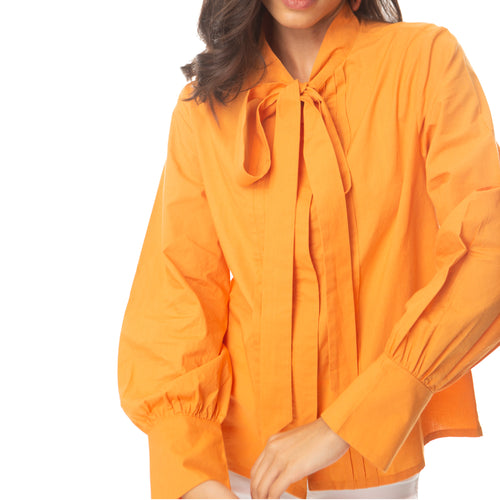 Pleets & Bow Shirt - MyraUSA