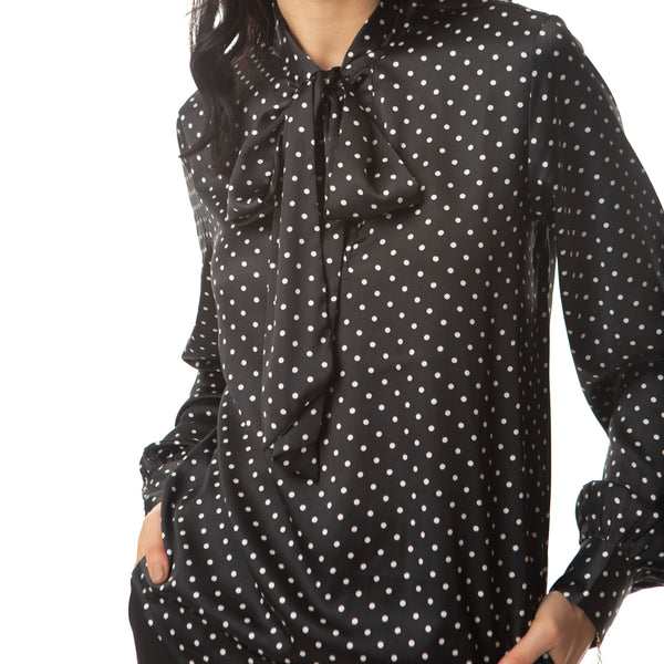 Polka Galore Bow Top - MyraUSA