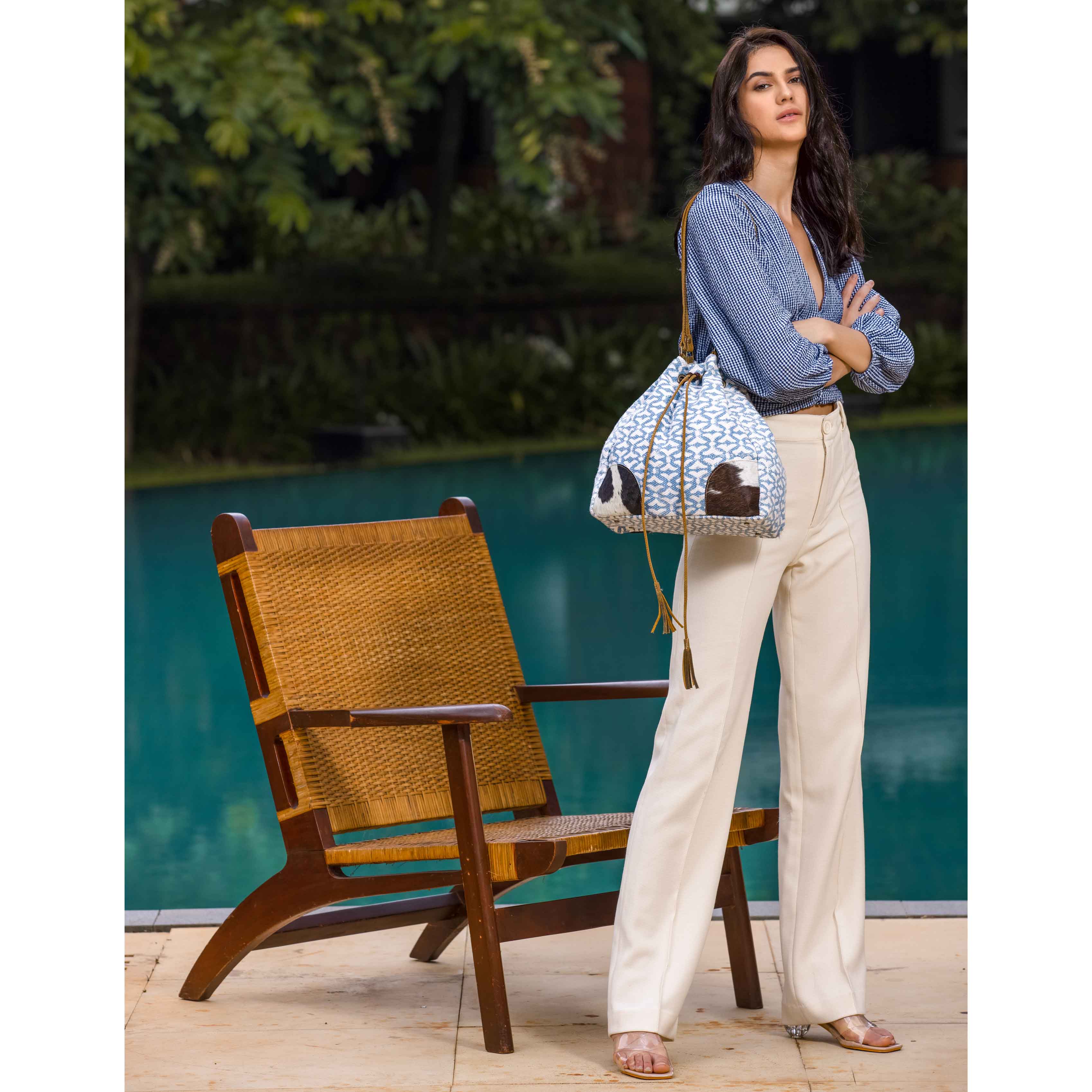 DEEP SERENE BUCKET BAG - MyraUSA