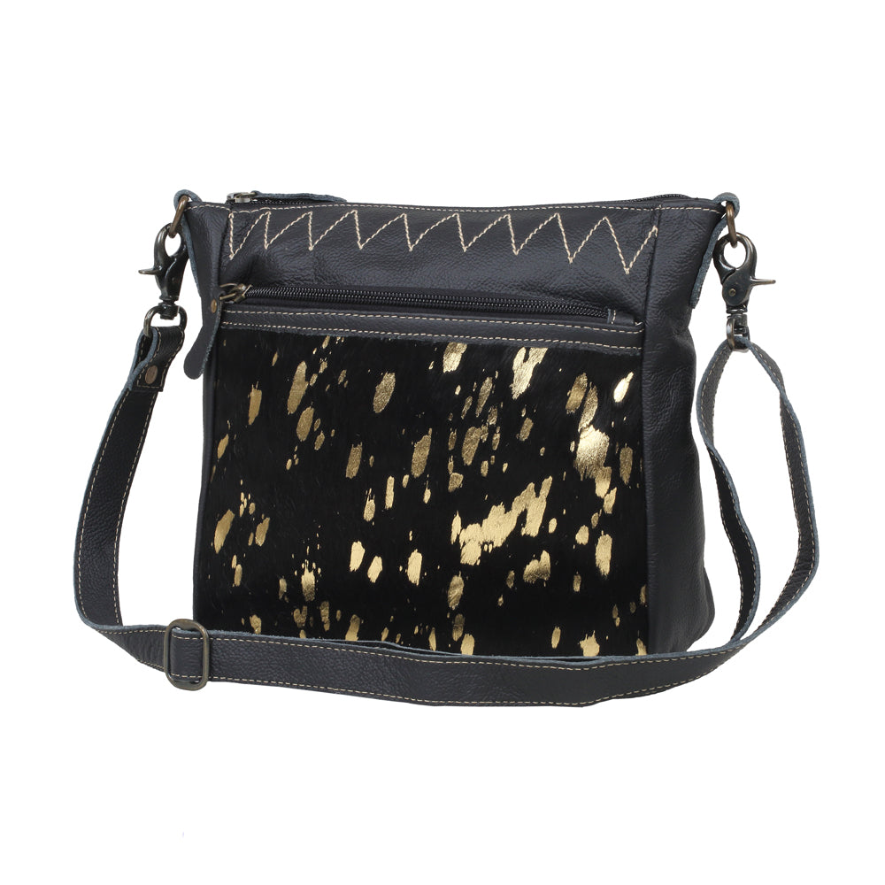 ZIGGY LEATHER AND HAIRON BAG - MyraUSA