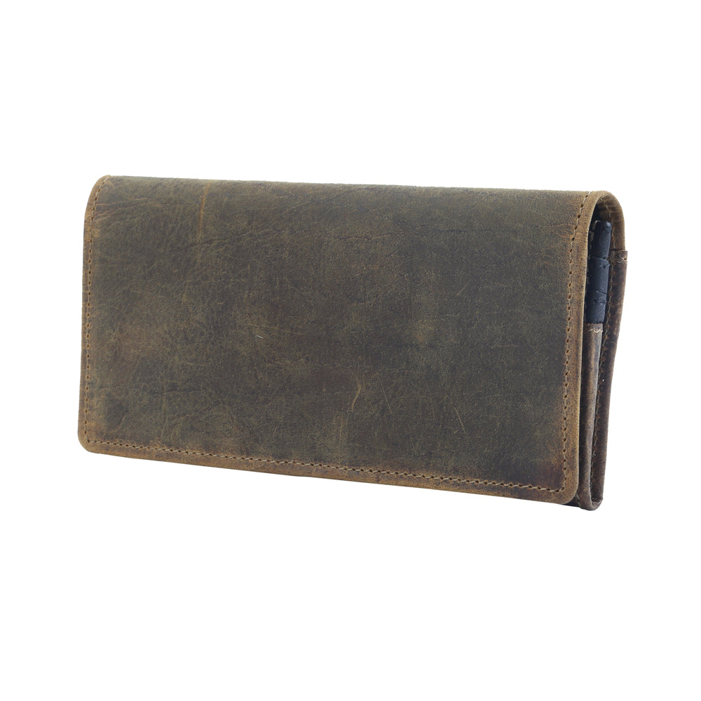 WOODS WANDERER LEATHER AND HAIRON WALLET - MyraUSA