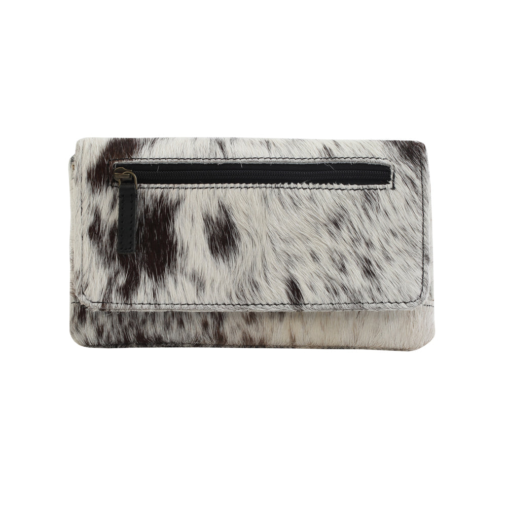 COOKIE CRUNCH LEATHER AND HAIRON WALLET - MyraUSA