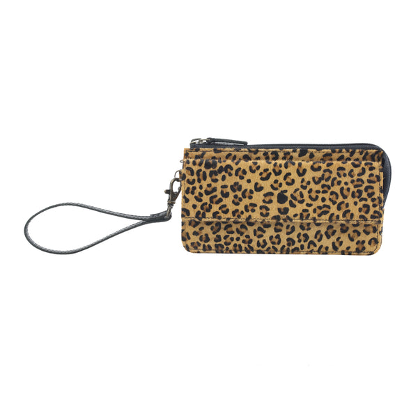 UPTOWN GIRL LEATHER & HAIRON WALLET