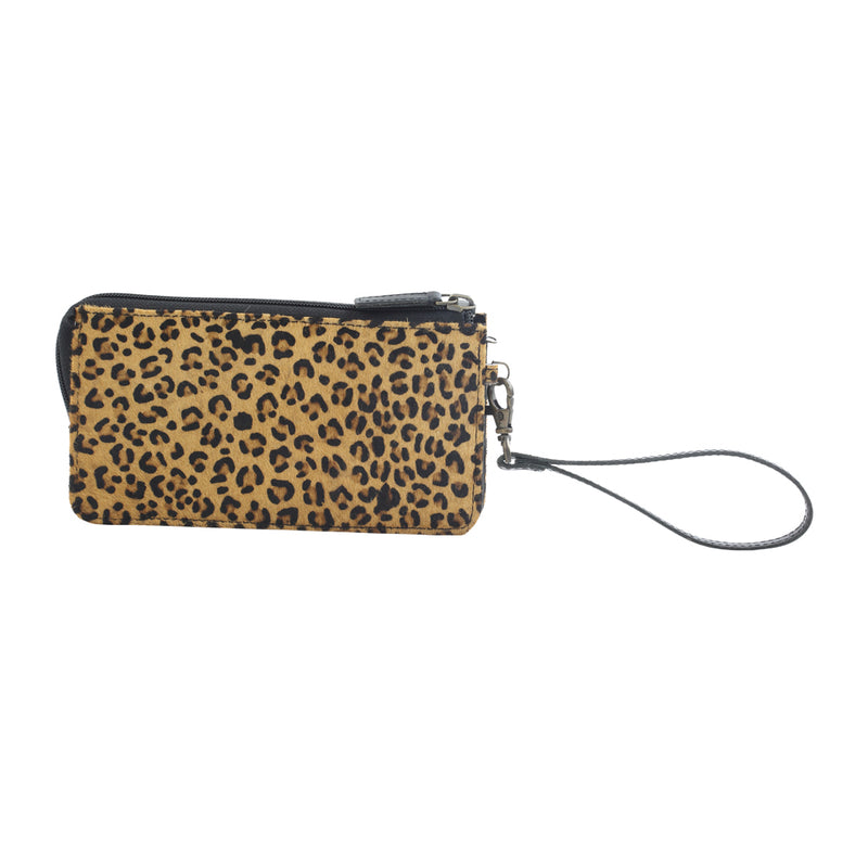UPTOWN GIRL LEATHER & HAIRON WALLET